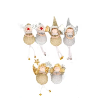 

AA3PC/set Christmas Tree Decorations, Cute Angel Doll Ornaments Pendants Small Hanging Ornaments for Holiday Party