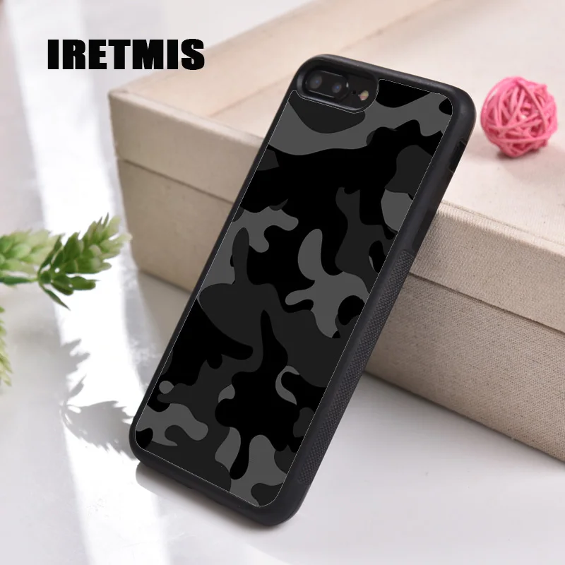 Iretmis 5 5S SE 6 6S Мягкий ТПУ силиконовый чехол для телефона iPhone 7 8 plus X Xs 11 Pro Max XR