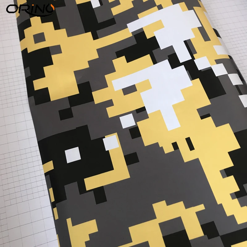 Yellow Digital Vinyl Film Wrap-6
