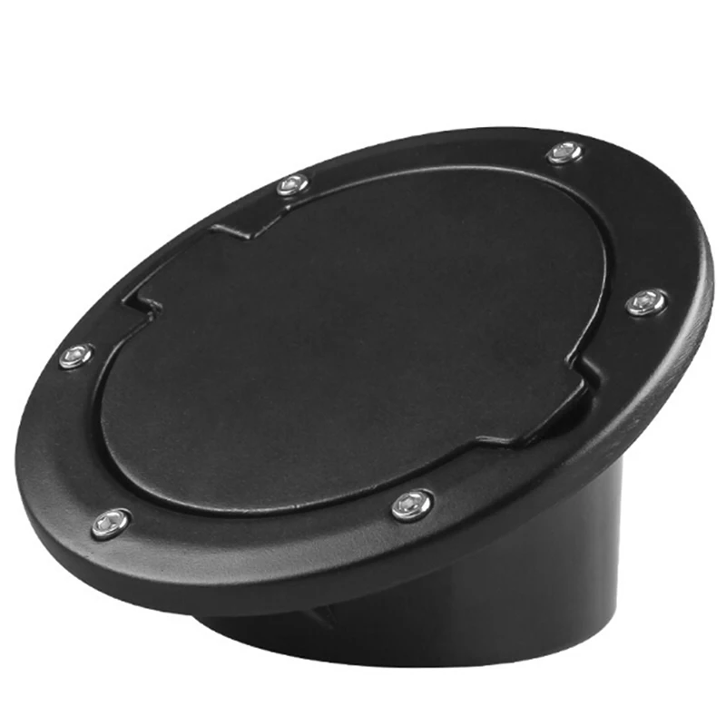 

Fuel Filler Door Cover Gas Tank Cap 2/4 Door For 07-18 Jeep Wrangler Black