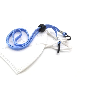 

HOT Mask Lanyard Anti-lost Sling Hanging Neck Style Reusable Traceless Comfortable Durable Hollow Belt 64cm Face Shield Ropes