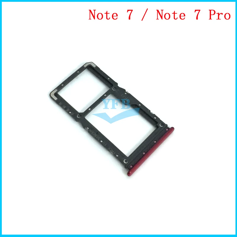 Держатель для считывания sim-карт для Xiaomi Redmi Note 7/Note 7 Pro держатель лотка для sim-карты слот часть адаптера