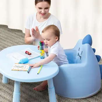 Cartoon Shape Children Leisure Leather Sofa Home Furniture Lazy Sofa Small Wszystkie Sofy Learning Backrest Armchairs AA50SF