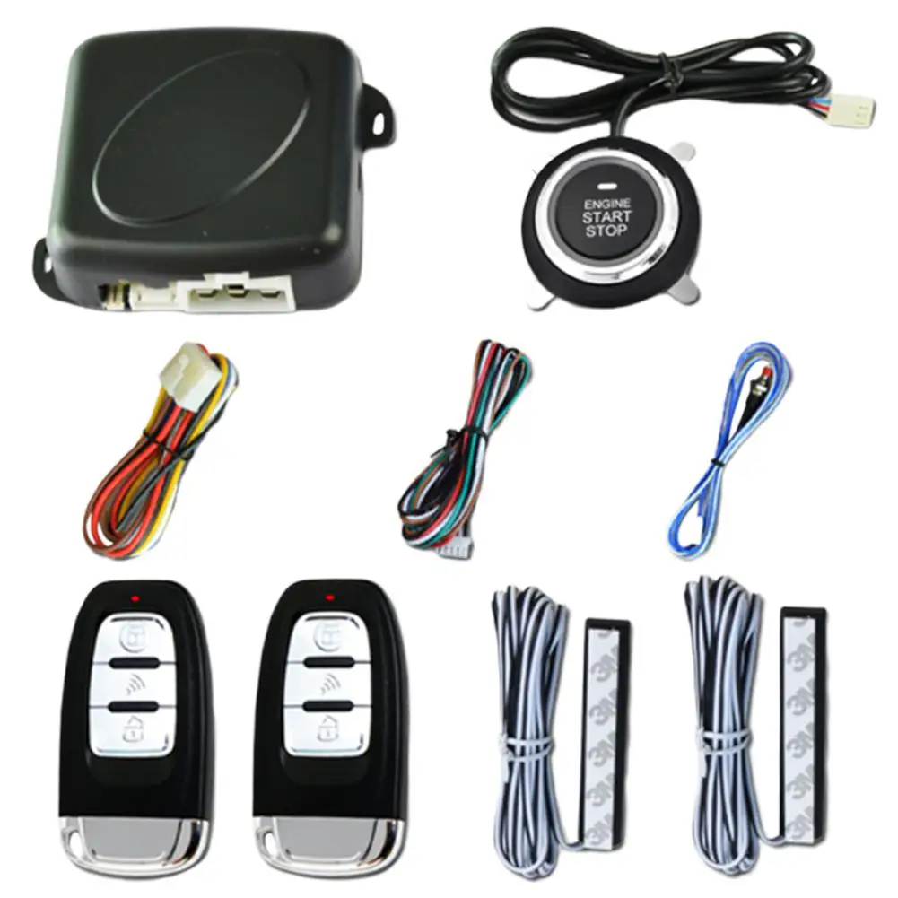 

Car PKE Keyless Entry One Button Start Modification System Remote Control Remote Strong Universal Burglar Alarm