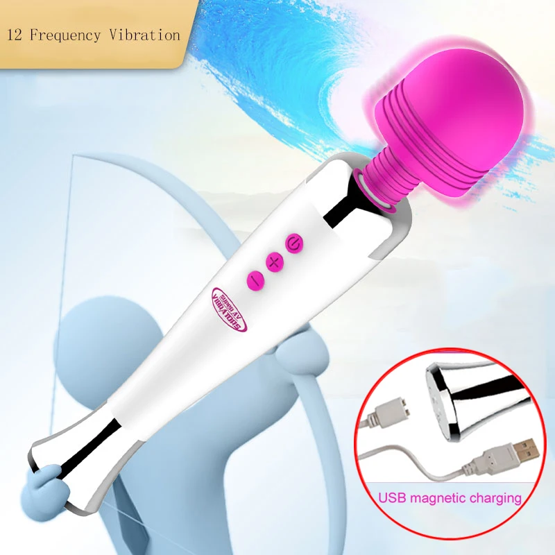 Волшебная палочка Стимулятор клитора AV вибратор Секс-игрушки способный