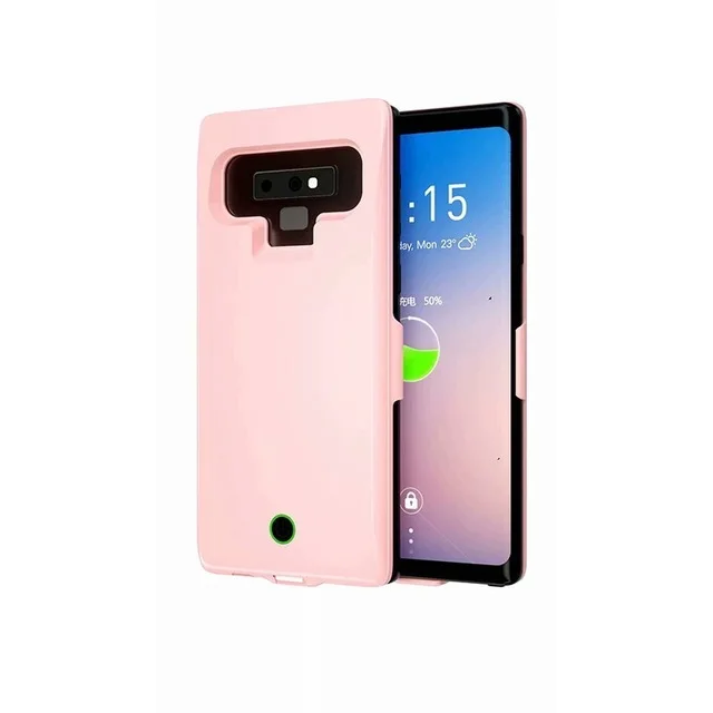 Rose Gold NTSPACE 7000 мАч Внешнее зарядное устройство для аккумулятора Чехлы для samsung Galaxy Note 9 power Case Портативная зарядка power Bank Case Capa - Цвет: Rose Gold