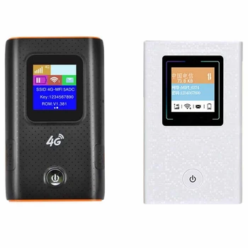 

4G Wifi Car Mobile Hotspot Wireless Broadband Pocket Mifi Unlock Router(Black) with 4G Wifi 4G Lte Wifi Wireless Router