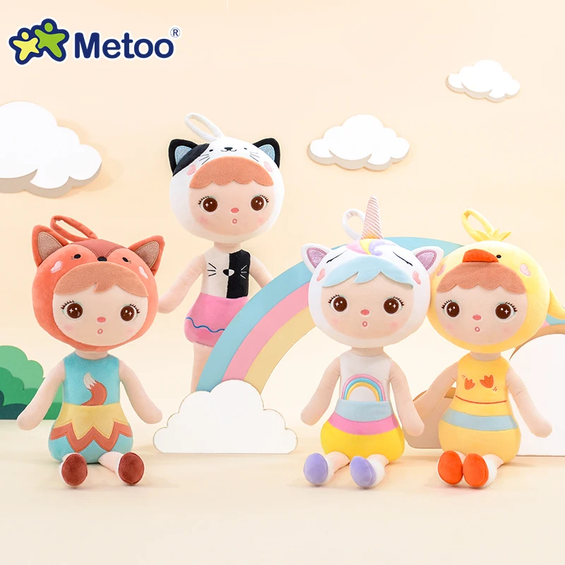 

Кукла Metoo в виде панды, лисы, плюшевые игрушки, животные, детские игрушки для девочек и мальчиков, милые детские плюшевые игрушки, Мультяшные мягкие игрушки, 48 см