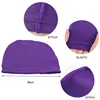 Unisex Solid Summer Satin Breathable Turban Hat Men Hip Hop Durags wave dome cap 6