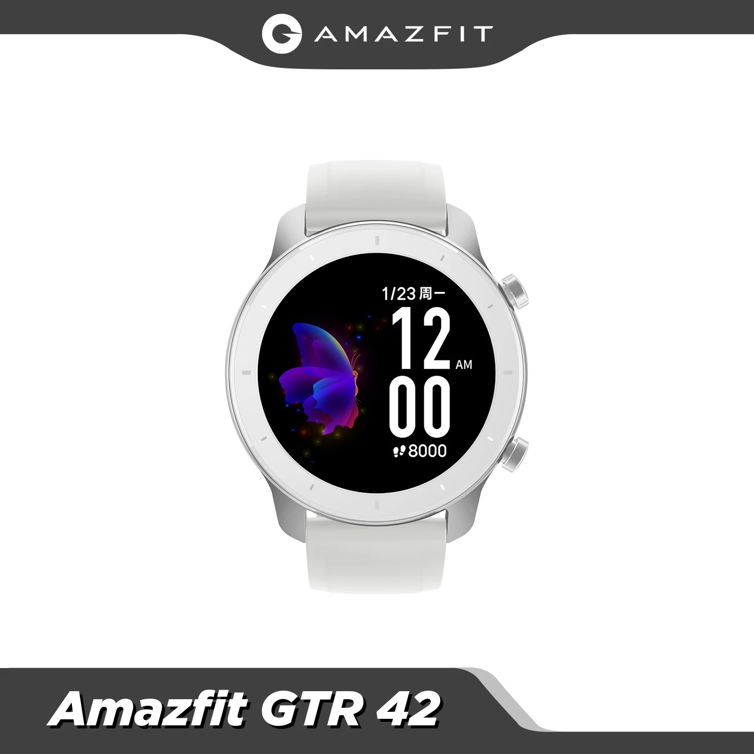 【24h ship】Global Version Amazfit GTR 42mm Smart Watch 5ATM Smartwatch 12 Days Battery Music Control For Android IOS