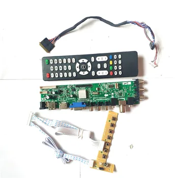 

For LP173WF1-TLC1/TLD1/TLA1/TLA2 universal 1920*1080 DVB digital LVDS 40-Pin HDMI VGA USB TV 3663 panel LCD Controller board Kit
