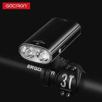 

GACIRON V20D-1700 lumen Bike Light Bicycle Headlight Rear Light 2 in 1 With Mount Holder Waterproof Rechargeable Bike Flashlight