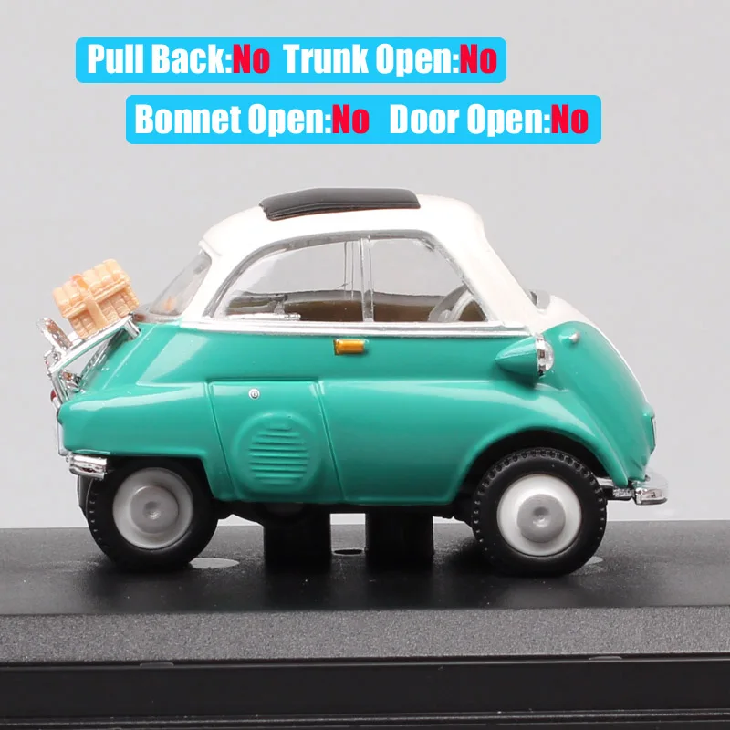 1:43 small scales old retro Cararama Isetta 250 bubble car microcar Diecasts & Toy Vehicles models of childrens 1955 acrylic box