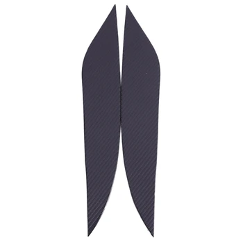 

Carbon Fiber Front Headlight Strip Cover Trim Fit for Toyota Land Cruiser Prado 2014-2017