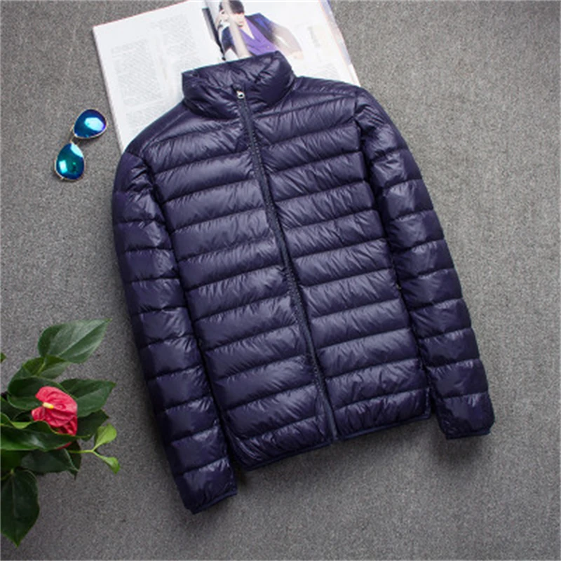 BOLUBAO Mens All-Season Ultra Lightweight Packable Zipper Jacket Water Wind-Resistant Breathable Coat Big Size Men Hooded Jacket