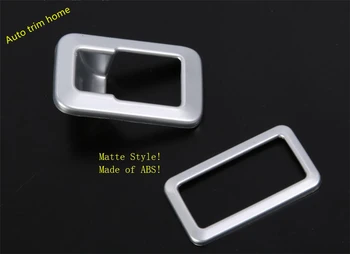 

ABS Matte / Carbon Fiber For Audi Q5 2018 - 2020 Rear Trunk Tailgate Door Button Decoration Cover Trim Accessories