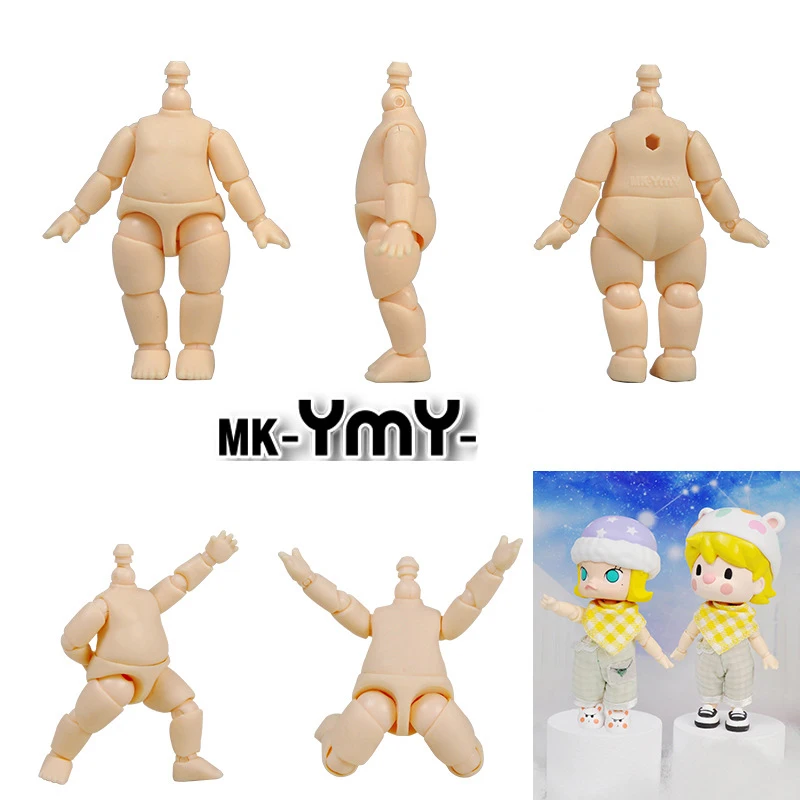 MINI Ob11 Doll YMY Small Dolls Body Can Be Connected To BJD Doll Head GSC Young Doll OB Joint Body Movable Doll Accessories 6