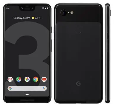 Google Pixel 3 5,5 дюйма/Pixel 3 XL 6,3 дюйма 4 Гб ОЗУ 64 Гб ПЗУ Восьмиядерный мобильный телефон Andorid 9,0 двойная задняя камера смартфон - Цвет: black