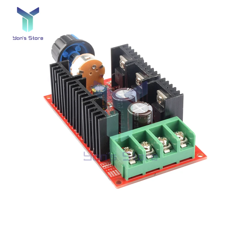 DC 12V 24V 2000W 40A DC Motor Speed Controller 9-50V PWM HHO RC Fan Speed Regulator Adjustable Power Control Switch Case