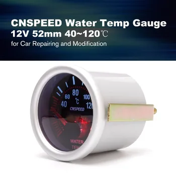 

2020 12V 120 Celsius Auto Car LED Digital Water Temp Gauge Temperature Meter 52mm Smoke Lens Universal For Car Modification