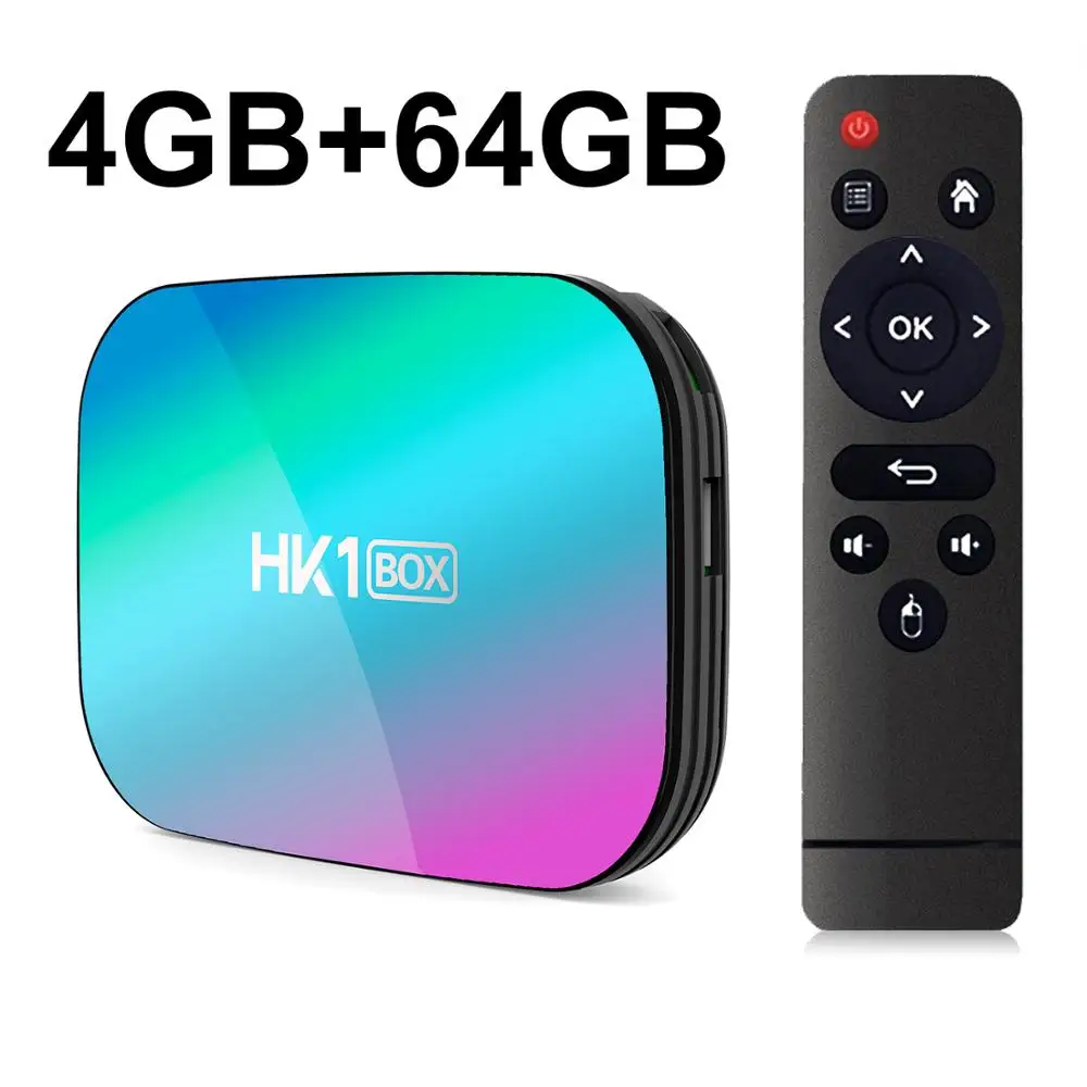 4GB 64GB HK1 коробка 8K Smart tv BOX Android 9,0 Amlogic S905X3 4 Гб 128 Гб 5G Dual wifi 1000M Ethernet BT4.0 8K HDR H.265 телеприставка - Цвет: 4GB 64GB