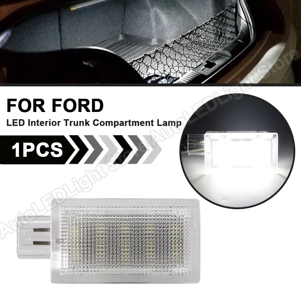 

1X For 2005-2014 Ford Mustang Crown Victoria Edge Lincoln Mercury LED Luggage Compartment Lamp Interior Trunk Cargo Light