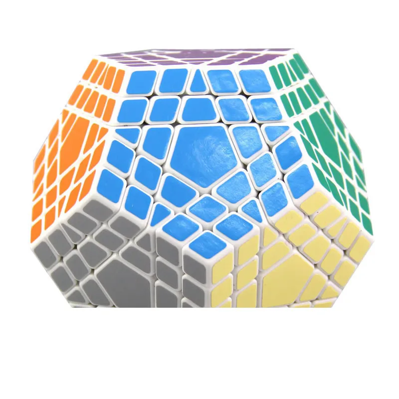 Высокое качество, ShengShou Megaminxeds, 5x5x5, магический куб, Gigaminxeds, 5x5, скоростная головоломка, рождественский подарок, идеи, игрушки для детей - Цвет: White