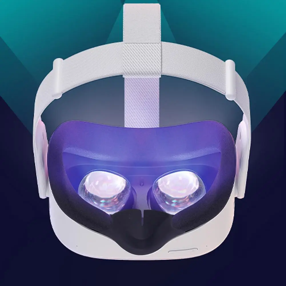 VR Headset Nose Cover Pad Light Blocking Pad For Oculus Quest 2 Light Barrier Psvr 1650 Superfor Oculus Quest 2