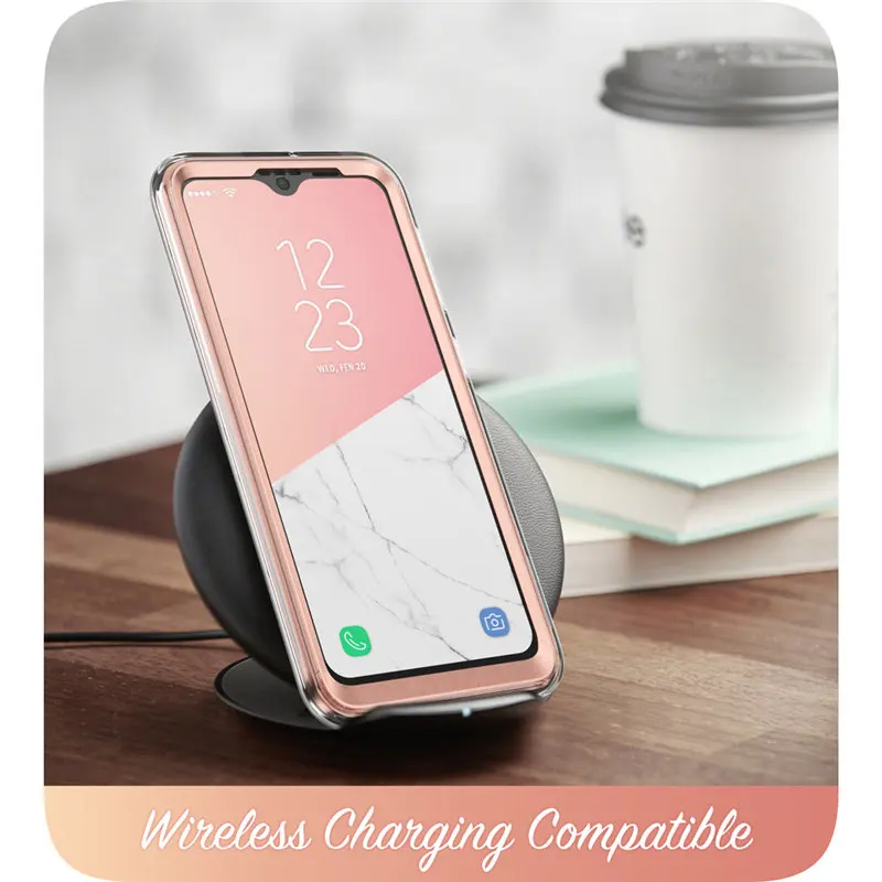 Чехол для samsung Galaxy A10e( выпуск) i-Blason Cosmo Full-блеск для тела мраморный бампер чехол со встроенным протектором экрана