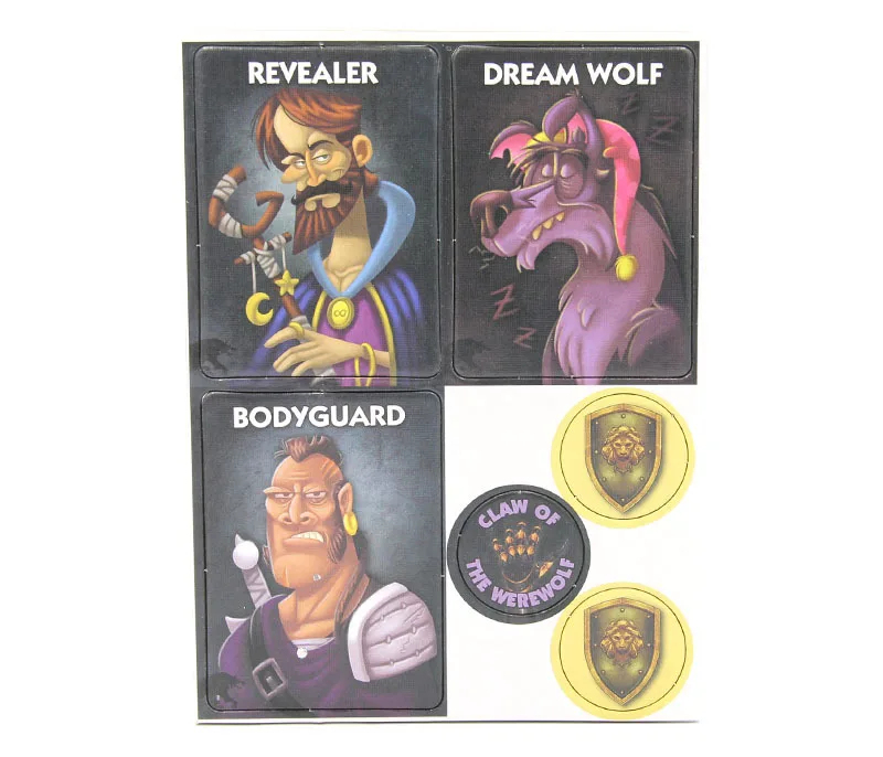 Jogos de Tabuleiro Lobisomens para Festa em Casa Noite Final Lobisomem Versão Inglês Cartões Jogo Festa Uma 8 High Quality Brinquedos e hobbies