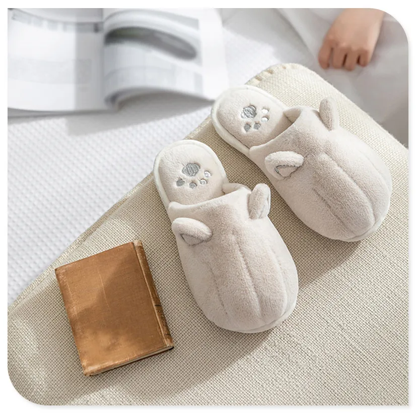 What better way to show off your love for all thing cat than by rocking this cool pair of Cat Ears Cotton Slippers! lolithecat.com