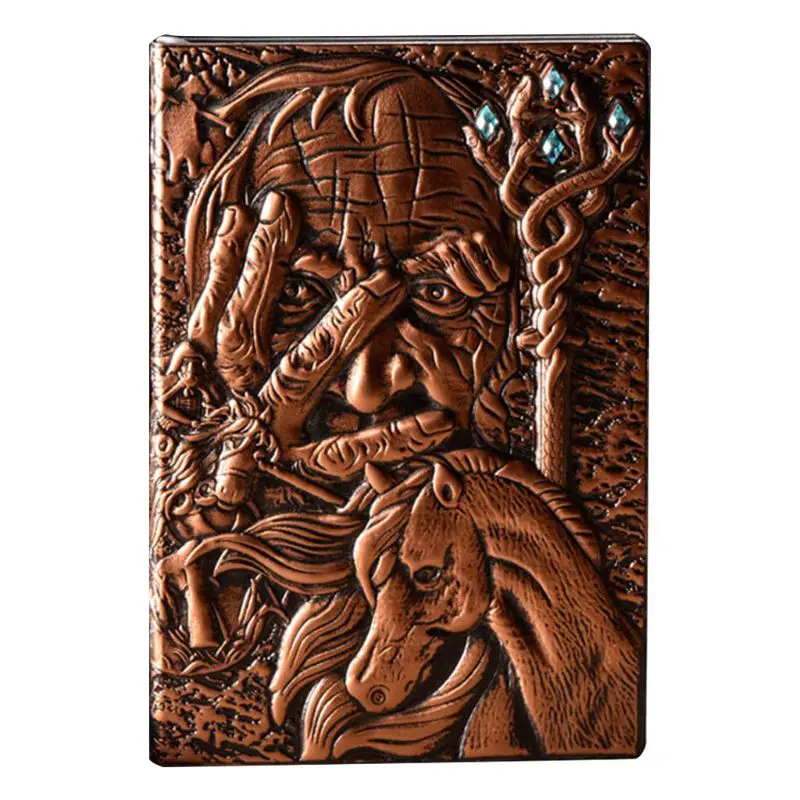 Creative The Magic Embossed A5 Leather Notebook Journal Notepad Travel Diary Planner Book School Office Supplies