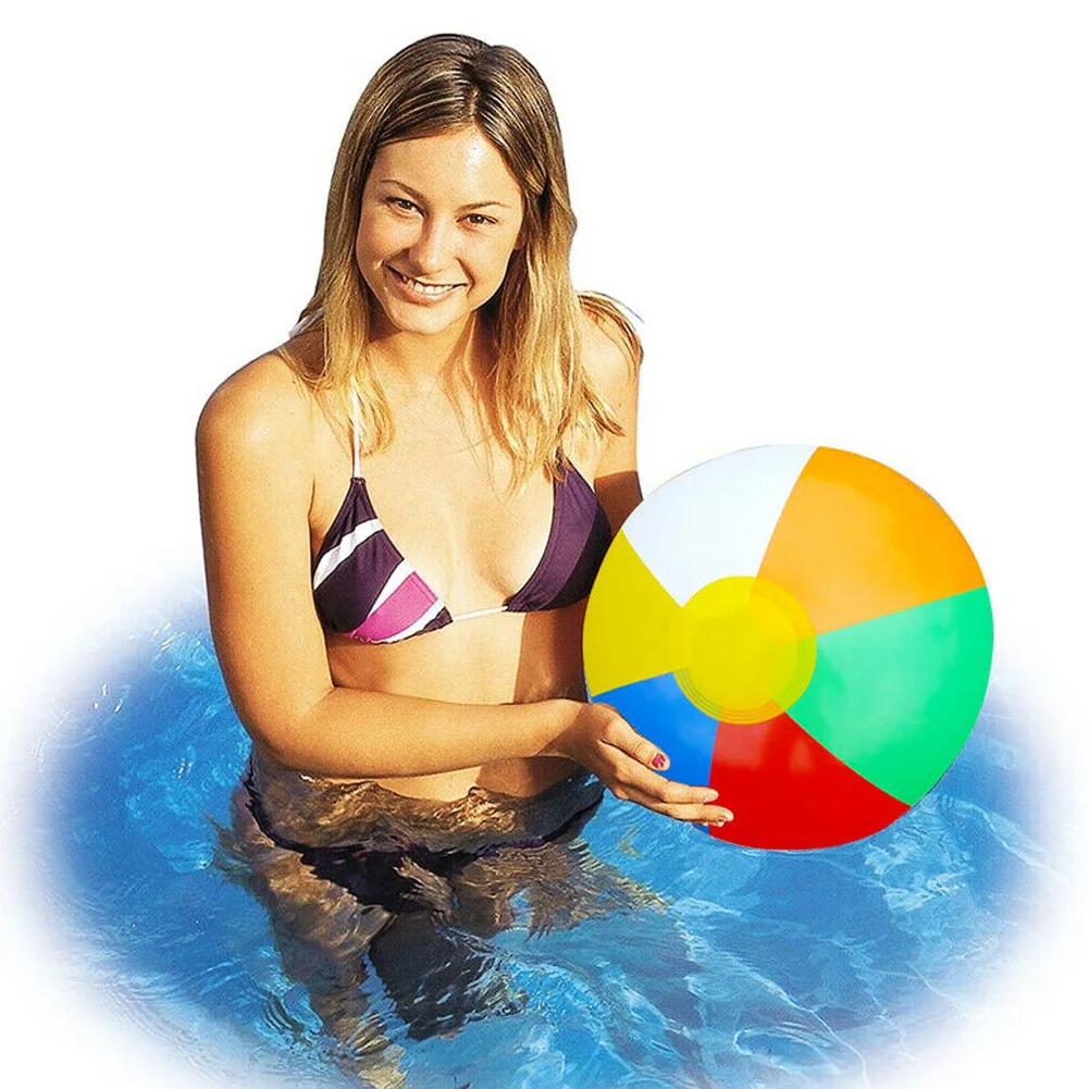 Inflatable PVC Panel Beach Ball Blow Up Holiday Swimming Pool Game Party Toy Kids Ball