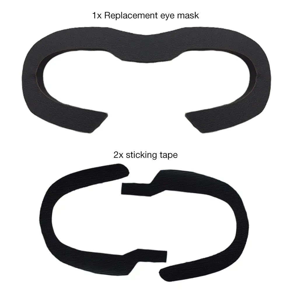 Сменная маска для глаз с поролоновой прокладкой удобная кожаная губка, устойчивая к поту маска для глаз Oculus Rift S VR гарнитура