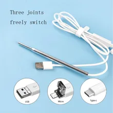 Эндоскоп для чистки ушей 3 в 1 USB эндоскоп камера Визуальный Инструмент для чистки ушей 3,9 мм мини-камера Otoscope эндоскоп инструменты для ухода за здоровьем