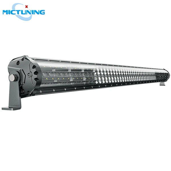 MICTUNING M2 двухрядный 52 ''инновационный светодиодный светильник-бар супер яркий внедорожный рабочий светильник с жгутом проводов для Jeep ATV Truck - Цвет: No Wiring Harness