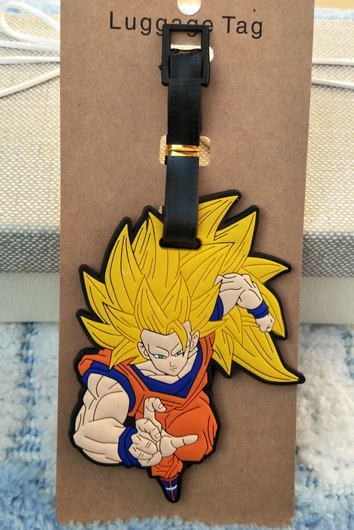 Аниме Dragon Ball Son Goku Saiya багажные бирки сумка дорожные аксессуары - Цвет: Style 8