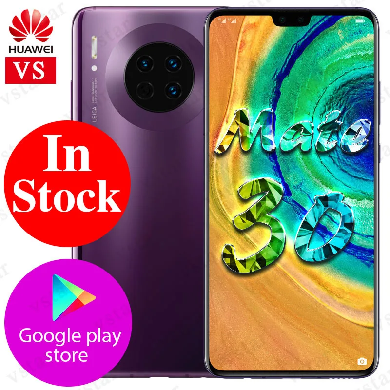 

6.62 inch Original HUAWEI Mate 30 Mobilephone Kirin 990 Octa Core Android 10 Gesture Sensor 40W HUAWEI SuperCharge Google play
