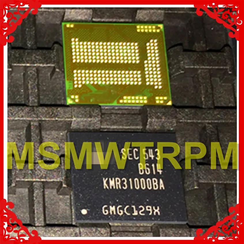KMR31000BA-B614 BGA221Ball EMCP 16+ 24 16GB мобильный телефон памяти новые оригинальные и б/у припаянные шарики протестированы ОК