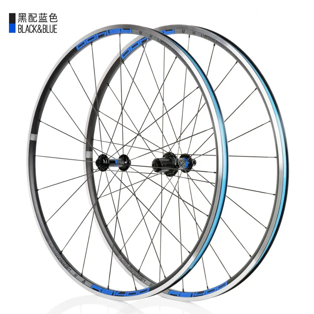 KOOZER RS1400 Road Bike 700C Wheelset Front 2 Rear 4 Bearing 4 claws 48T 21MM Rim Flat spoke Wheels Ultra light 1480g climbing