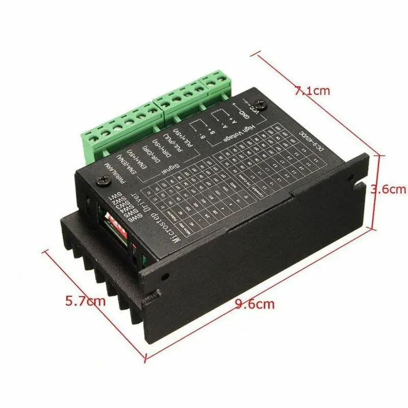 Горячая 4A TB6600 одноосный Драйвер шагового двигателя контроллер для 57BYG250H 9~ 40 В DC