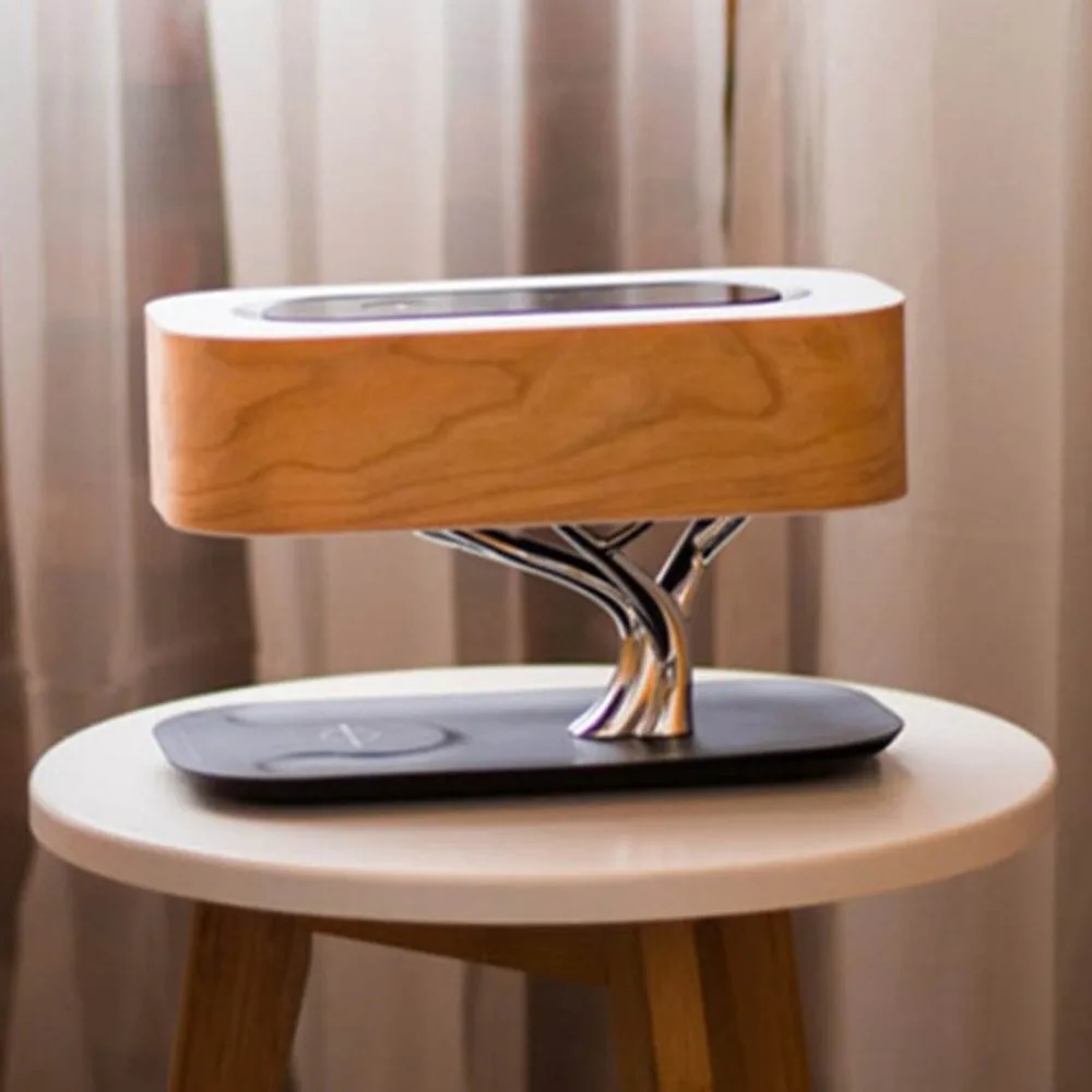 Lâmpada de Cabeceira sem Fio Hotel Nova Casa Original Carregador Telefone Inteligente Bluetooth Alto-falante Quarto Convidado Multifuncional Lâmpada Mesa 2 Hotel nova casa lâmpada de cabeceira sem