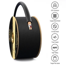 Digizulu microfone cabo de áudio para instalação diy com xlr speakon rca aux 6.35 para prosound equipamentos de alta fidelidade mixer microfone