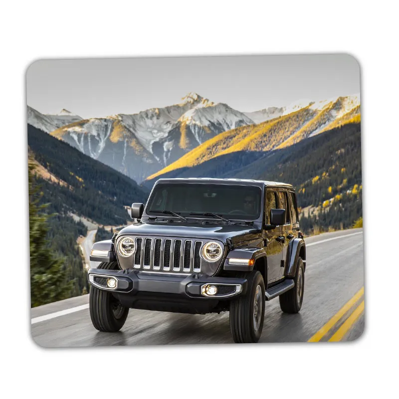 24*20 см автомобильный коврик для мыши Jeep Коврик Противоскользящий резиновый коврик для мыши для ноутбука компьютер планшет ПК Коврик для оптической мыши - Цвет: 24x20cm