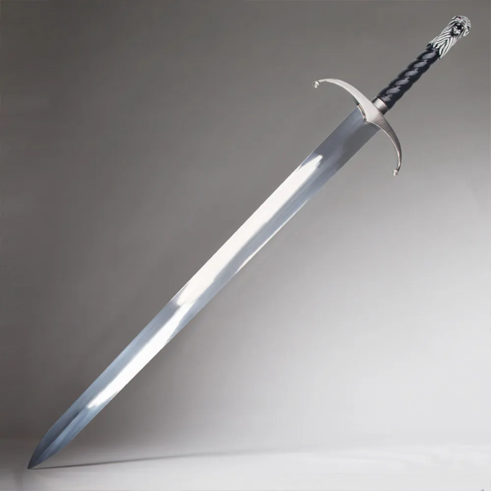

Film and Television Works Props Uncut Swords Jon Snow Cosplay Props 107 Cm Length 1.4 Kg Can Be Hung on The Wall Decoration
