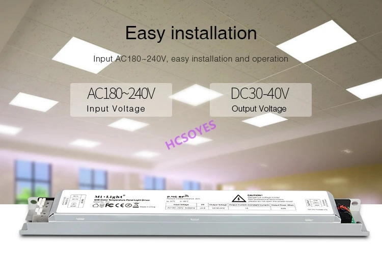Milight PL2 PL5 40 Вт цветная температурная панель световой драйвер 40 Вт RGB+ CCT панель световой драйвер 2,4 г RF пульт дистанционного управления смартфоном приложение