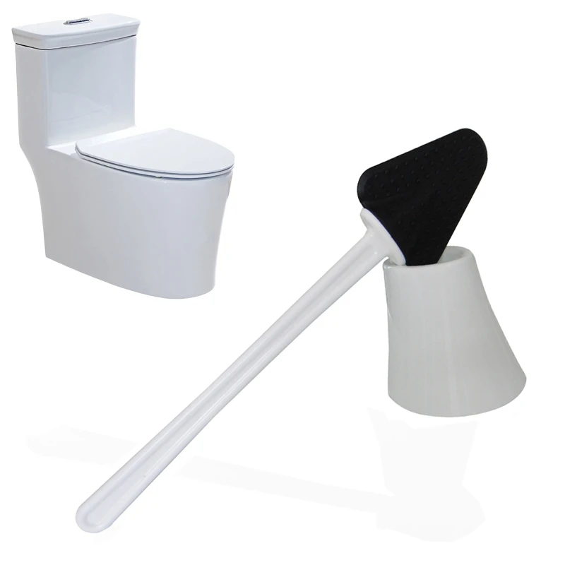 Rubber Bathroom Toilet Brush Kitchen Cleaning Brush/Toilet Spear Cleaning Tools/Creative Rubber Toilet Clean Scrape