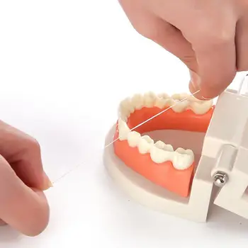 

50M Nylon Dental Floss Environmentally Friendly Disposable Family Toothpicks Oral Care Deep Cleaning Whitening Dental Floss