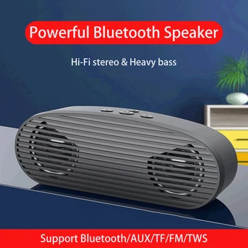 

2020 Portable Bluetooth Speaker Wireless Bass Speaker Outdoor Speake USB Subwoofer Hi-Fi Stereo Loudspeaker Sound Box AUX TWS