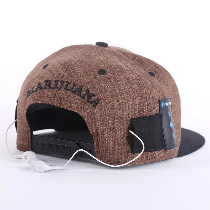 Unisex USB Charged Bluetooth Music Hip Hop Cap Music Sport Cap Hip Hop